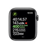 Apple Watch Seri 5 44mm (GPS) Alüminyum Kasa Uzay Grisi - Yenilio Outlet - B Kalite - MWVF2TU/A