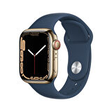 Apple Watch Seri 7 (GPS + Cellular) 41 mm Paslanmaz Çelik Kasa Altın MN9K3TU/A - Yenilio Yenisi