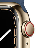 Apple Watch Seri 7 (GPS + Cellular) 41 mm Paslanmaz Çelik Kasa Altın MN9K3TU/A - Yenilio Yenisi