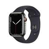 Apple Watch Seri 7 (GPS + Cellular) 45 mm Paslanmaz Çelik Kasa Grafit MNAX3TU/A - Yenilio Outlet