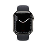 Apple Watch Seri 7 (GPS + Cellular) 45 mm Paslanmaz Çelik Kasa Grafit MNAX3TU/A - Yenilio Outlet