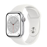 Apple Watch Seri 8 41mm (GPS) Alüminyum Kasa Gümüş - Yenilio Yenilisi - A Kalite - MP6K3TU/A