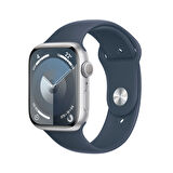 Apple Watch Seri 9 45mm (GPS) Alüminyum Kasa Gümüş MR9D3TU/A - Yenilio Outlet