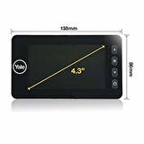 Yale 5800 LCD Ekranlı Dijital Kapı Dürbünü