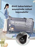 Prego Atlanta Max Oyun Parkı 70*120 Gri + Yatak Hediyeli