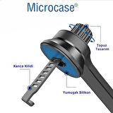 Microcase Oto Araç Tutucu Sağlam Ayarlanabilir Kıskaçlı Tutucu Parçası 17mm- SİYAH - AL4262