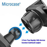 Microcase Oto Araç Tutucu Sağlam Ayarlanabilir Kıskaçlı Tutucu Parçası 17mm- SİYAH - AL4262