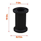 Jumbo Mobilya Ayağı 10 cm - Koltuk, Kanepe, Dolap ve Baza İçin, Ayarlanabilir, 4 Adet