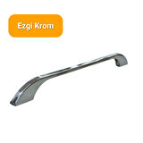 4 Adet Ezgi Krom Metal Mobilya Kulpu 192mm - 224mm
