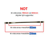4 Adet Ezgi Krom Metal Mobilya Kulpu 192mm - 224mm