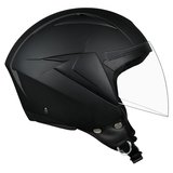 RMS YARIM SILVER KASK - MAT SİYAH