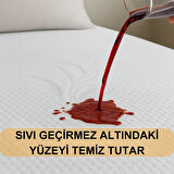 Beylini Yatak Alezi Kapitone Full Fitted Sıvı Geçirmez Kaymaz Yatak Örtüsü Yatak Koruyucu Full Kenar Yatak Çarşafı