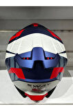 KASK SWAY SW-865 ST BLUE/RED GÜNEŞ GÖZLÜKLÜ