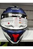 KASK SWAY SW-865 ST BLUE/RED GÜNEŞ GÖZLÜKLÜ