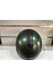 KASK NEXX SX.10 MAT YEŞİL ÇENESİZ GÜNEŞ GÖZLÜKLÜ