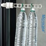 Microcase 8 Delikli Plastik Kurutmalık Çamaşır Askılığı - GRİ AL5345