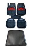 Seat Altea Xl Krom Kırmızı Paspas Ve 3d Bagaj Havuzu