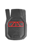 Chevrolet Aveo 2011-2015 Araca Uyumlu Krom Kırmızı Derin Havuzlu Siyah Oto Paspas Takımı