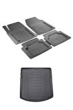 Mercedes C Seri W203 2001-2007 Deluxe  uyumlu  Paspas Ve 3d Bagaj Havuzu