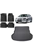Hyundai Accent Blue 2017 Model Uyumlu 3d Bagaj Havuzu ve 4D Luxury Havuzlu Paspas