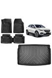Opel Mokka 2023 Model Üst 3d Bagaj Havuzu ve 4D Luxury Havuzlu Paspas