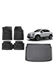 Fiat 500x 2016 Model 3d Bagaj Havuzu ve 4D Luxury Havuzlu Paspas