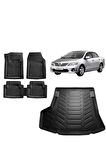 Toyota Corolla Sedan 2008 Model 3d Bagaj Havuzu ve 4D Luxury Havuzlu Paspas