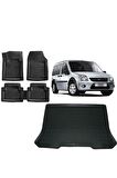 Ford Connect 2005 Model Cepli 3d Bagaj Havuzu ve 4D Luxury Havuzlu Paspas