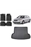 Hyundai Accent Era 2010 Model 3d Bagaj Havuzu ve 4D Luxury Havuzlu Paspas