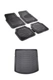Opel Vectra C 2002-2008 Lüx Dekoratif uyumlu  Paspas Ve 3d Bagaj Havuzu