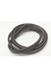 3x10 - 4x10 MM YASSI ÖRGÜLÜ SUNİ DERİ KORDON (5 METRE)