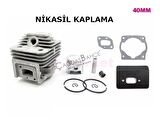 BG430 / CG430 TIRPAN NİKASİL SİLİNDİR PİSTON SETİ 40 mm