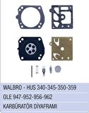 HUSQVARNA 340 / 345 / 350 / 359 KARBÜRATÖR DİYAFRAM - WALBRO
