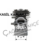 HUSQVARNA 236 / 240E  JONSERED 2238  NİKASİL SİLİNDİR SETİ 39 mm