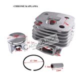 HUSQVARNA 268 TESTERE CHROME SİLİNDİR PİSTON SETİ 50 mm