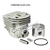 HUSQVARNA 55 / 51TESTERE CHROME SİLİNDİR PİSTON SETİ 46 mm