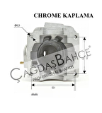 STİHL MS290 MOTORLU TESTERE CHROME SİLİNDİR PİSTON SETİ 46 mm