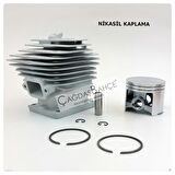 STİHL MS461 MOTORLU TESTERE NİKASİL SİLİNDİR PİSTON SETİ 52 mm