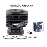 STİHL FR450 / FS450 TIRPAN NİKASİL SİLİNDİR PİSTON SETİ 42 mm