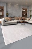 YoudayHomeCollection EYNA-Vizon/Krem - Salon, Oturma Odası ve Koridor Halısı-Robot Süpürgeye Uyumlu-Kolay Temizlenebilir - 80X150