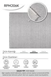 YoudayHomeCollection MARGİN-Gri - Oturma Odası, Koridor, Yatak Odası Halısı- Robot Süpürgeye Uyumlu-Kolay Temizlenebilir - 80X150