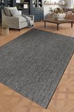 YoudayHomeCollection MİLA -Antrasit - Mutfak,Koridor-Kaydırmaz Taban- Robot Süpürgeye Uyumlu-Kolay temizlenebilir-Sisal - 120X180