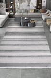 YoudayHomeCollection ROXSTONE-Gri/Bej - Salon , Oturma Odası ve Koridor Halısı-Robot Süpürge Uyumlu-Kolay Temizlenebilir - 120X200