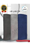 6 Adet BÜYÜK BOY 40x60 Sihirli Mikrofiber Temizlik Bezi, İz Yapmaz Bez, Cam Bezi, Ayna Bezi
