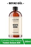 Beyaz Gül Yedek Çubuklu Oda Ve Ortam Kokusu Esansı Yedek Dolum Şişe White Rose 250ml