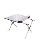 Yek Outdoor Portatif Alüminyum Kamp Masası Gri 60x82x48cm