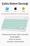  Kablosuz Bluetooth Klavye + Mouse Seti (iOS / Android / Windows Uyumlu) YEŞİL