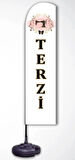 AYYILDIZ BAYRAKÇILIK TERZİ YELKEN BAYRAK 75*300 (TEKLİ)