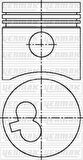 Yenmak 31-03532-000 Piston Segman STD Ceres 2400 Adet 87-71343-STD