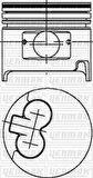 Yenmak 31-03992-000 Piston Segman STD HiIux 2.4D 2L Ln85 Ln145 89-04 13101-54070 87-72078-STD